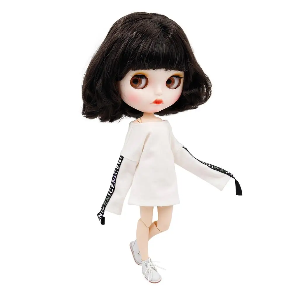 Кукла Blyth ICY DBS Обнаженная шарнирное тело с набором рук новая матовая Лицевая