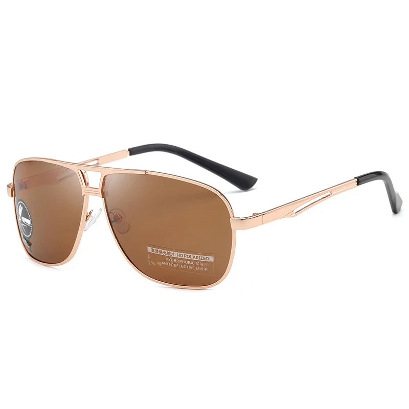 

New Design Retro Goggle Hollow Polarized Sunglasses For Men Fashion Classic Driving Sport Male Metal Polaroid Sun Glasses Shades