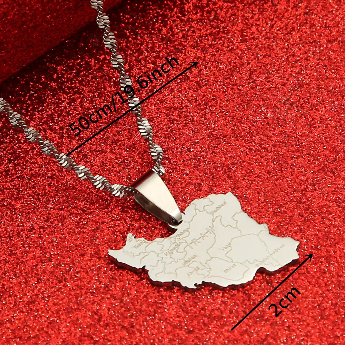 Подвеска с картой Ирана ювелирные изделия для женщин и девушек золотые иранские