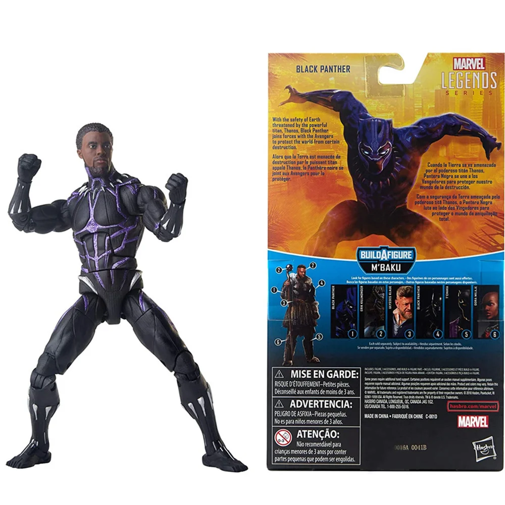 

HASBRO Marvel Avengers Legends Superhero Black Panther Action Fingure Collection Model Toys KIDS Birthday Gift