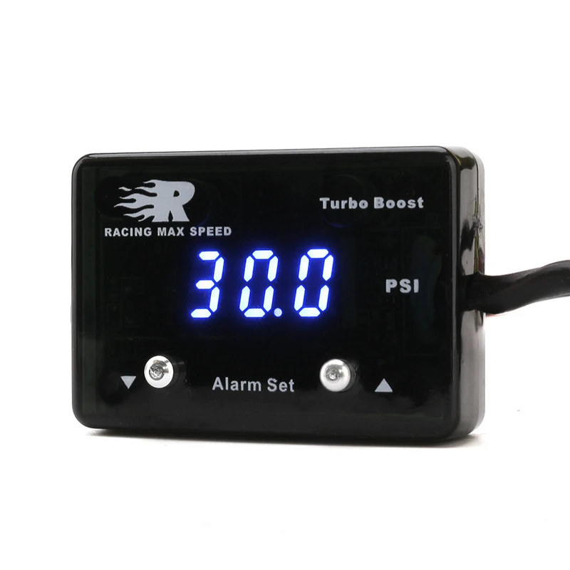 Turbo Boost Gauge 12V -14PSI to 40 PSI Blue LED Digital Display Kit with Sensor Vacuum TBM Meter | Автомобили и мотоциклы