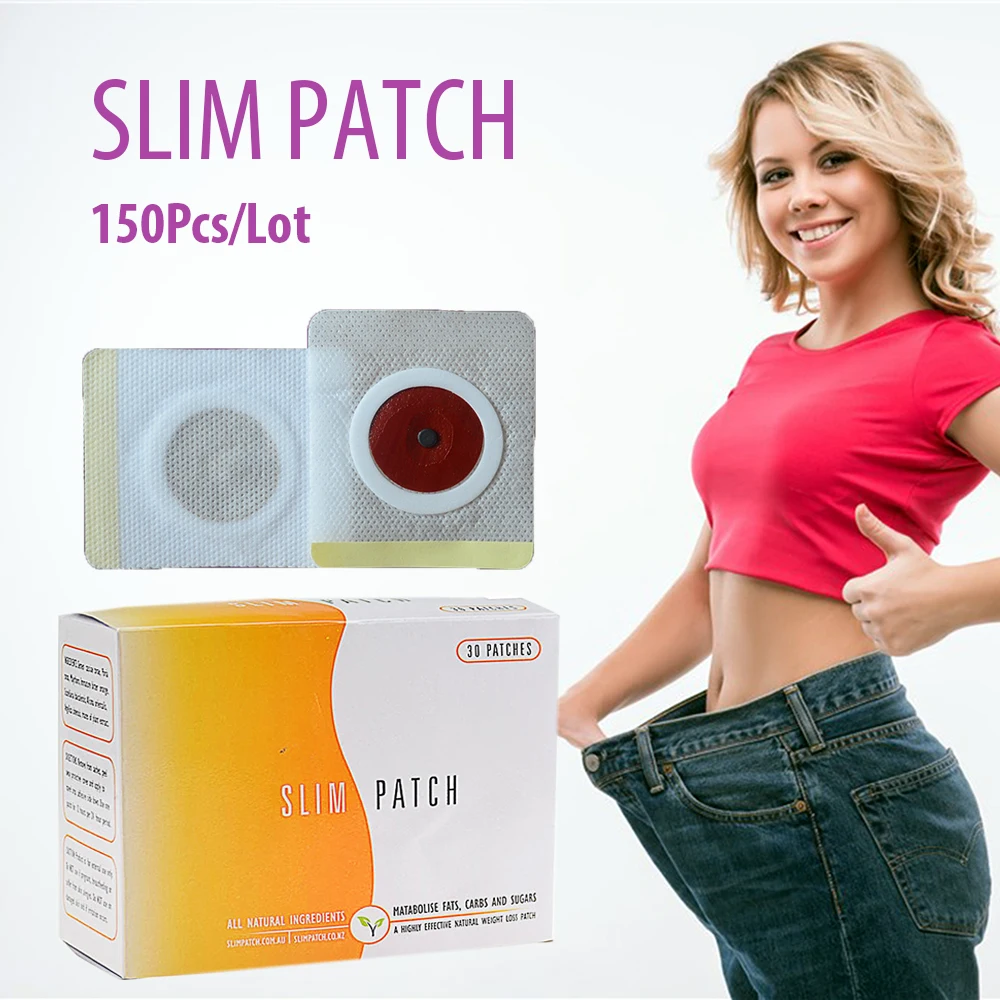 50Pcs/Lot Slimming Patch Navel Burn Fat Weight LossPatch Waist Belly Anti Cellulite Patch Slimming Products