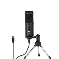 usb microphone microphone with metal stand pc cardioid adjustable condenser microphone for gaming etc