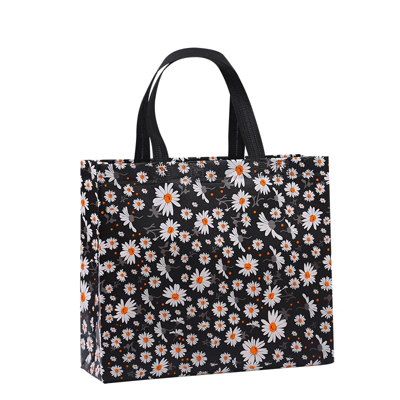 

2021 Durable Portable Clothing Store Handbags Non-woven Bags Convenient Shopping Bags Foldable Reusable Storage Bag Wholesale