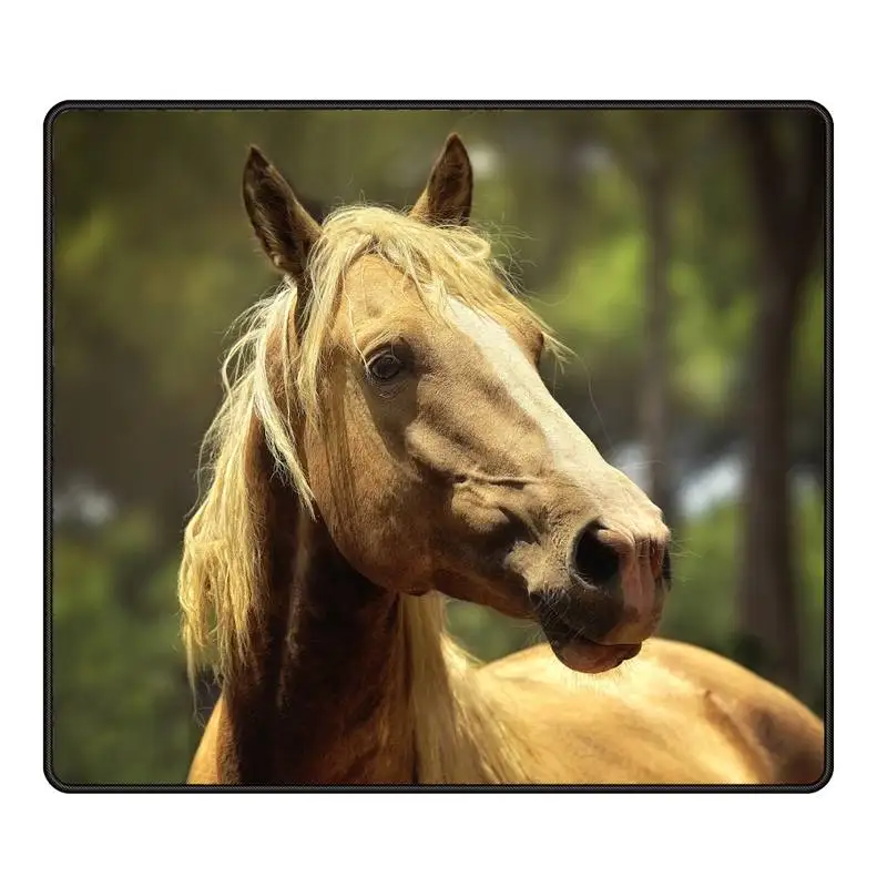 

horse animal cute Laptop Gaming Mice Mousepad Game Office Work Mouse Mat pad Non-slip Laptop Cushion mousepad
