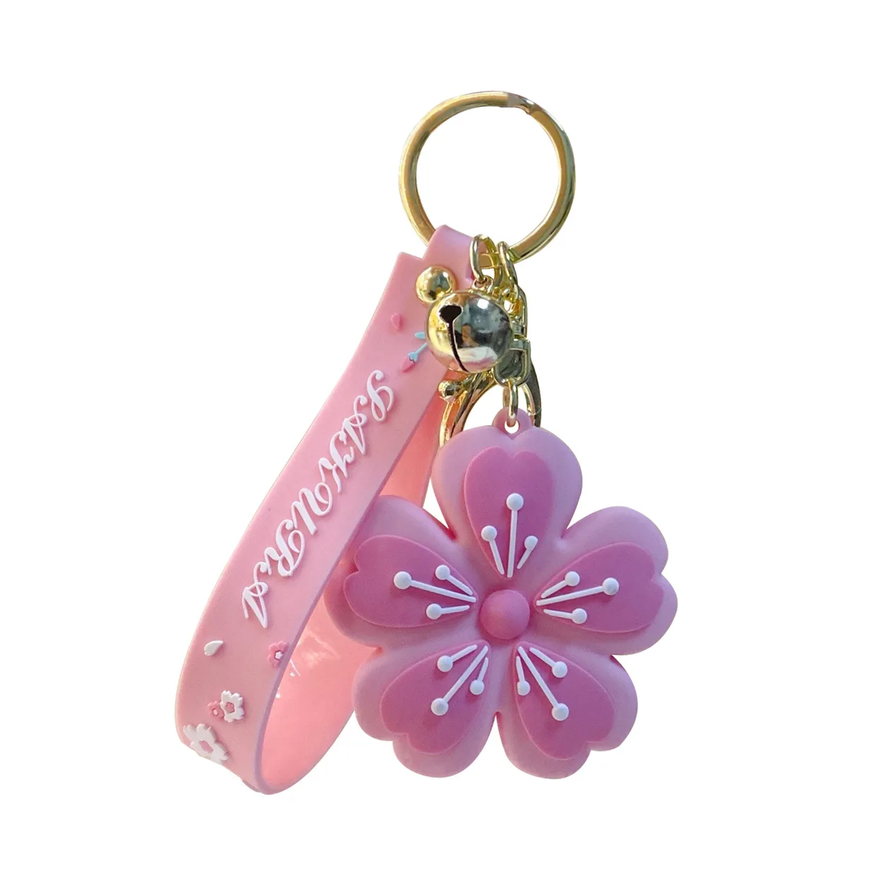 

3 style INS style cherry key chains good luck men and women bag pendant key chain with Japanese lovely couples key rings