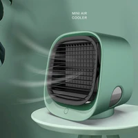 mini portable air conditioner usb air cooler quick cooling led humidifier purifier home desktop cooler fan with water tank