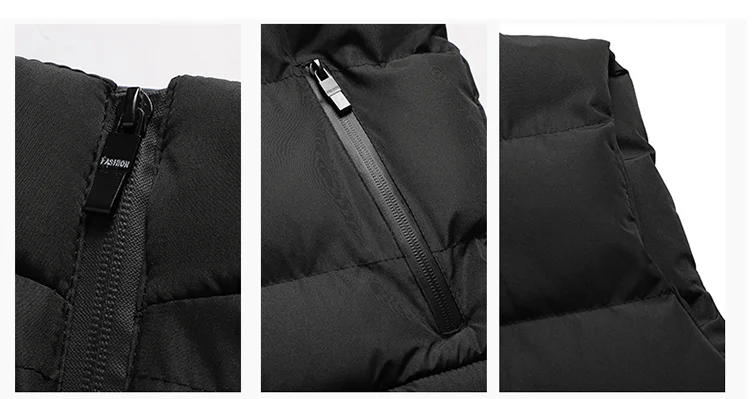 

Cotton down vest men's 2020 winter loose vest all-match vest jacket cotton P jacket sleeveless men's winter vest