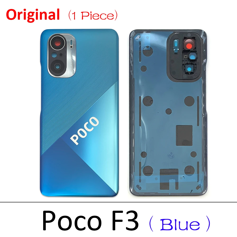 Оригинальный задний Чехол для Xiaomi Redmi 9 Lite Poco F3 Note 7 10 корпус батарейного отсека