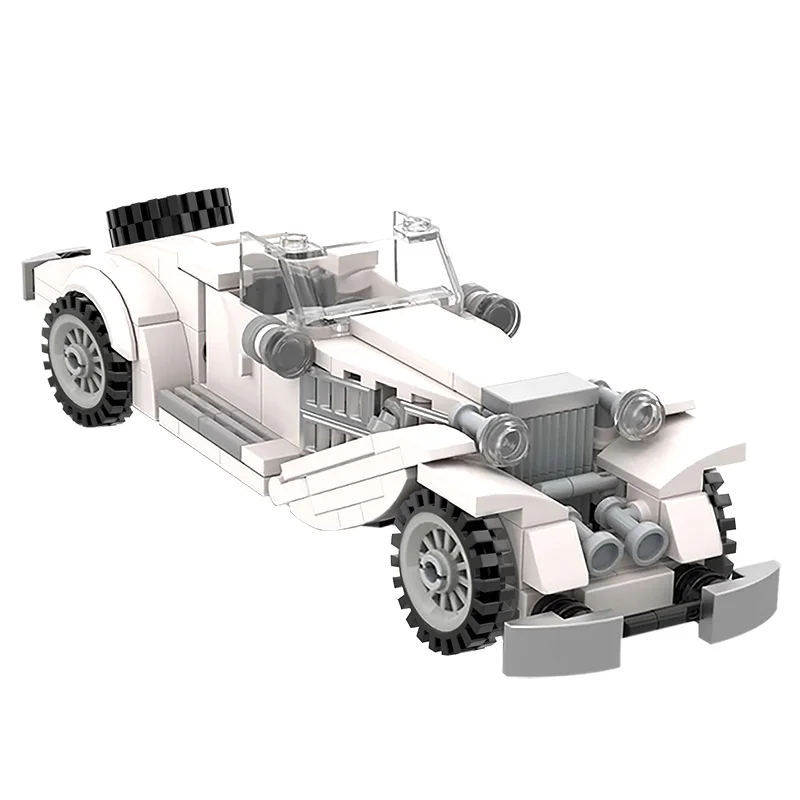 

Toys For Boys Adult White Car Building Blocks Technicalalalalal Mechanical Vintage Roadster Vehicle City Models Bricks MOC
