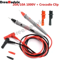 digital multimeter test leads measuring probes pen kit universal cable ac dc 1000v 20a 10a for multi meter tester wire tip