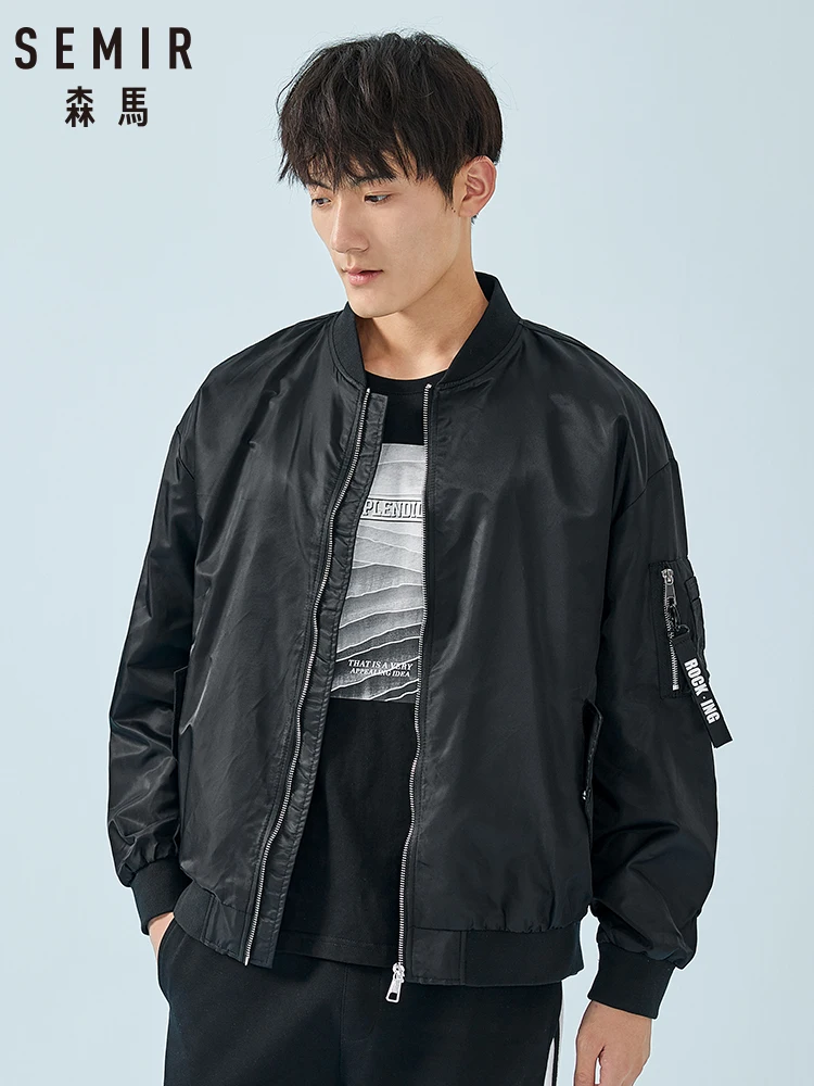 Куртка пилот Semir мужская с Бейсбольным воротником свободная брендовая
