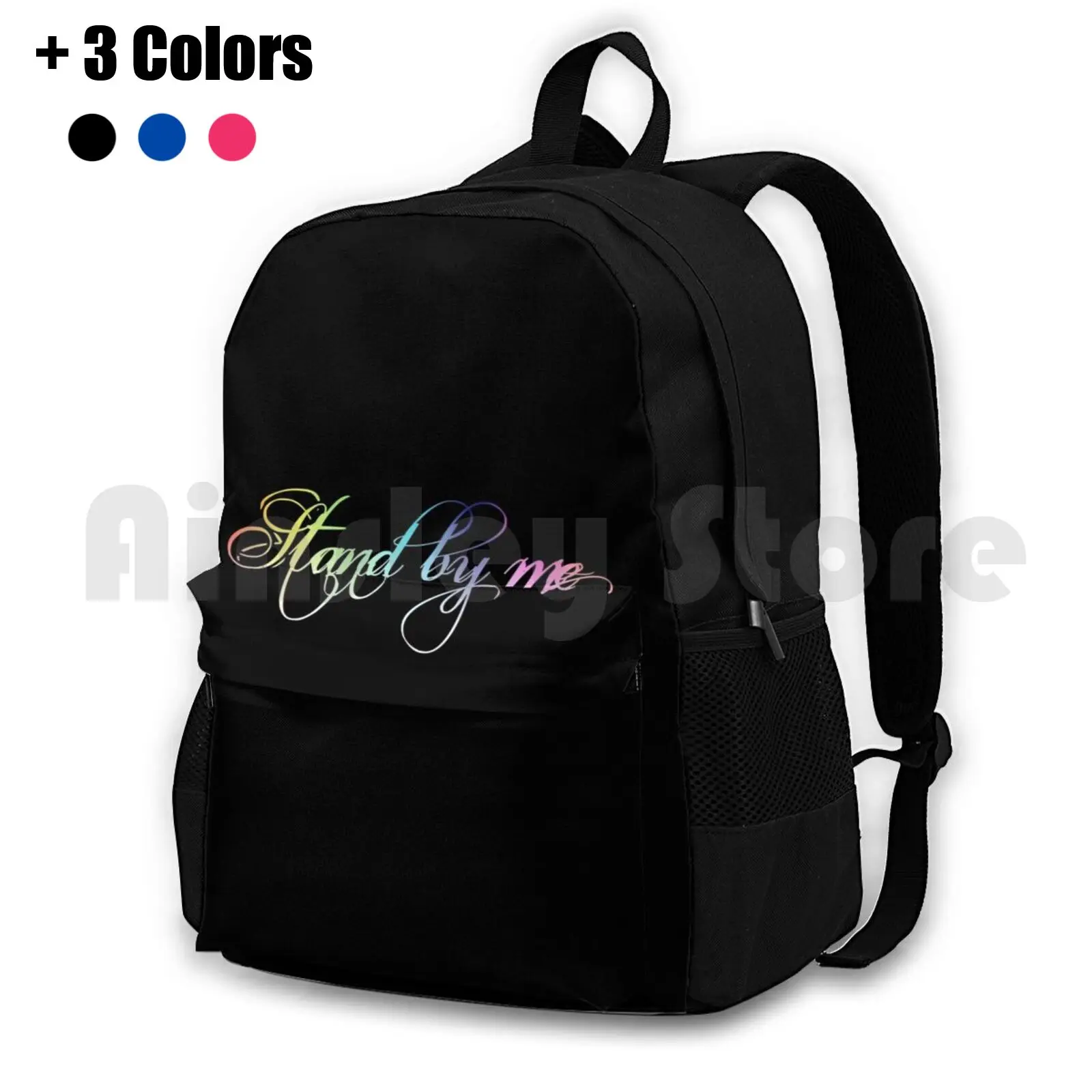 

Stand By Me Remix Outdoor Hiking Backpack Waterproof Camping Travel Love Best Birthday Best Friends Friends Friendship