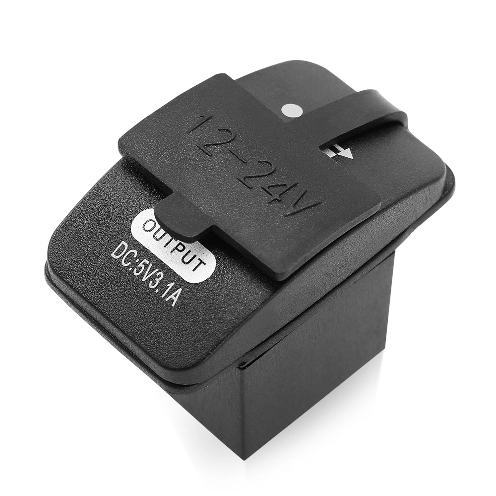 Автомобильное зарядное устройство с двумя USB-портами автомобильный адаптер для