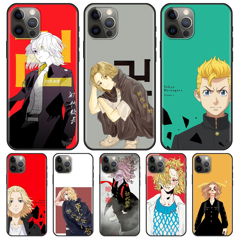 Japan Anime Tokyo Revengers Silicone Cafor Apple iphone 13 11 7 XR 12 Pro Max X 6 6S 8 Plus 11Pro 12 Mini XS 5 5S Soft Cover