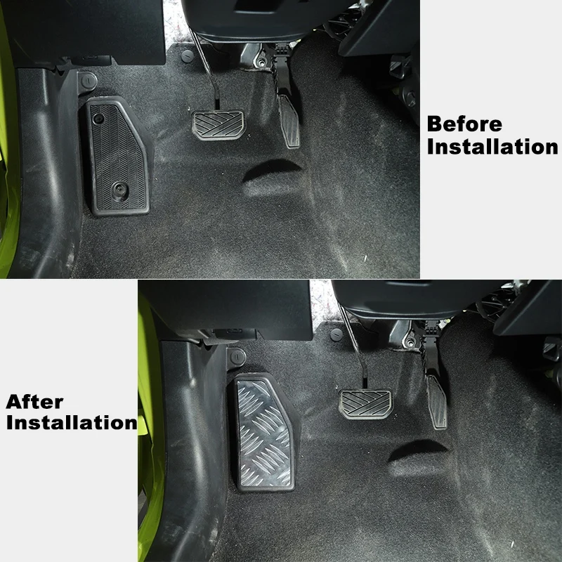 

Car Left Foot Rest Pedal Decoration Cover for Suzuki Jimny 2019 2020 Accessories