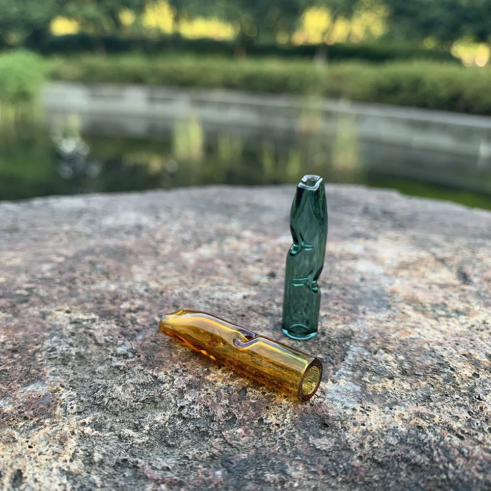 HORNET 5pcs Glass Reusable Paper Flat Rolling Filter Tips Mouth 36MM Hand Rolls Cigarette Holder Cone Maker | Дом и сад