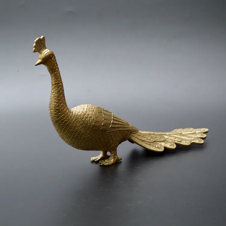 

Pure copper peacock ornaments, craft collectibles, home decorations