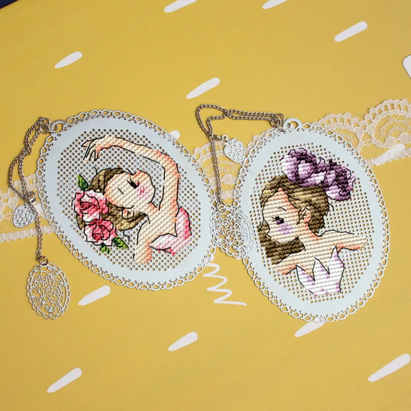 Маленький принц 2 ремесла Стич Вышивка крестом металлическая Закладка Рукоделие