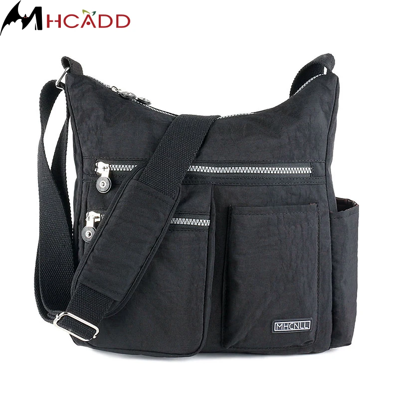 

Женская сумка через плечо, многофункциональная нейлоновая сумка через плечо с RFID-защитой от кражи, 2021