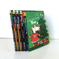 5 books maisy mouse 3d scene board book english picture book baby kids iq eq practice nurseryfarmhouseshop christmas tree
