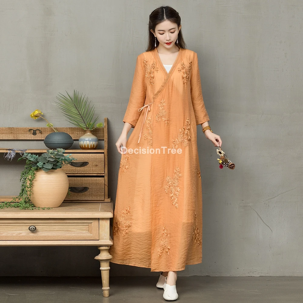 2022 платье в китайском стиле винтажное Ципао вечернее vestido кружевное традиционное