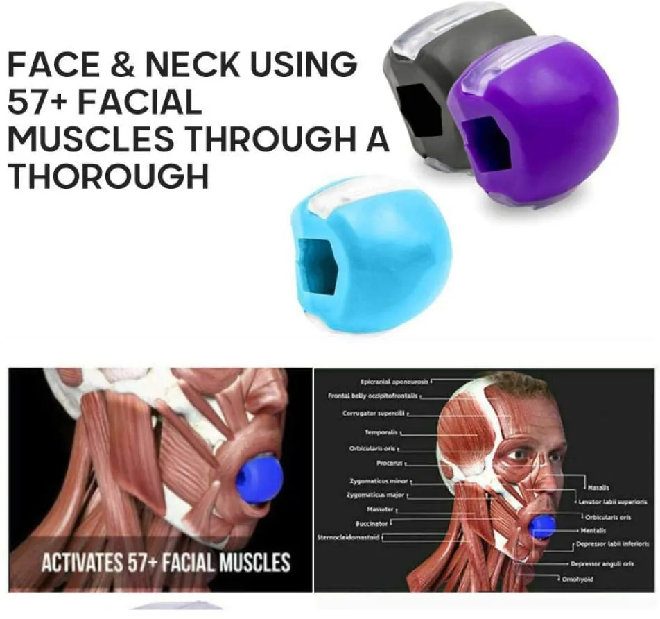 

JawLine Exerciser Ball Anti-aging Food-grade Silica Face Chin Cheek Lifting Slimmin Fitness Facial Line Trainer Jaw Muscle Lift