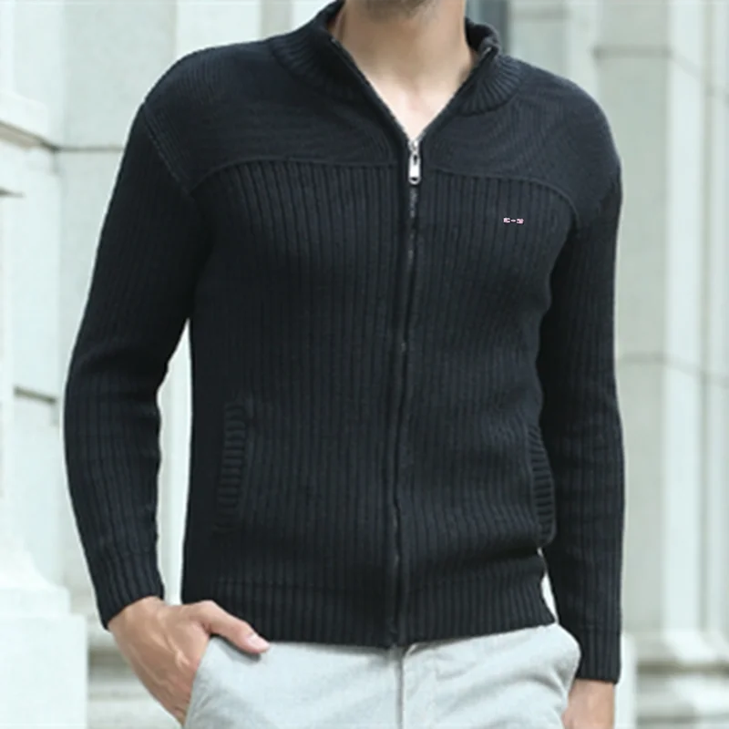 

high quality New Park Sweater Men Homme Autumn Winter Male Mens Sweater Jackets Casual Zipper Knitwear Plus Size M-3XL Eden