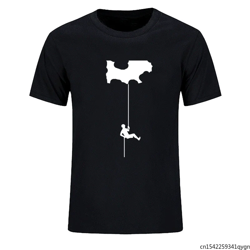 

Bitter Coffee Summer Men Interesting Rope Climber Extreme Sports Short Sleeve T-shirts