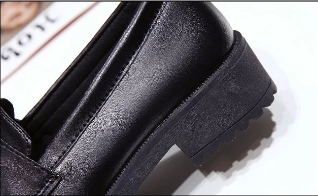 Aleafalling/женские ботинки из мягкой кожи без шнуровки черные офисные вечерние