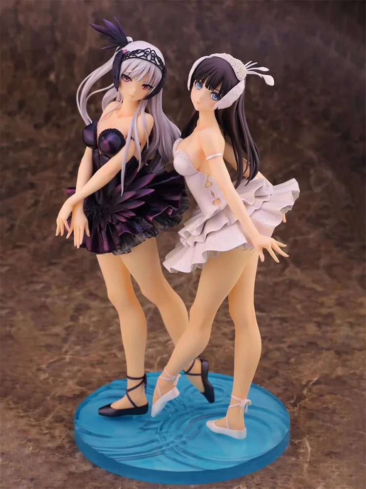 Женская фигурка T2 Искусство девушки белый Одетт и черный одил ПВХ экшн-Фигурки