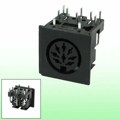 

Right Angle DIN 8 Pin PCB Mounting Female Sockets for PC Keyboard