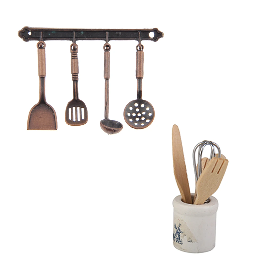 

1:12 Scale Dollhouse Miniature Simulation Kitchen Food Cooking Kit