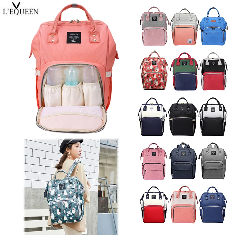 LEQUEEN Многофункциональный рюкзак из узорчатой ткани большой емкости Мумия