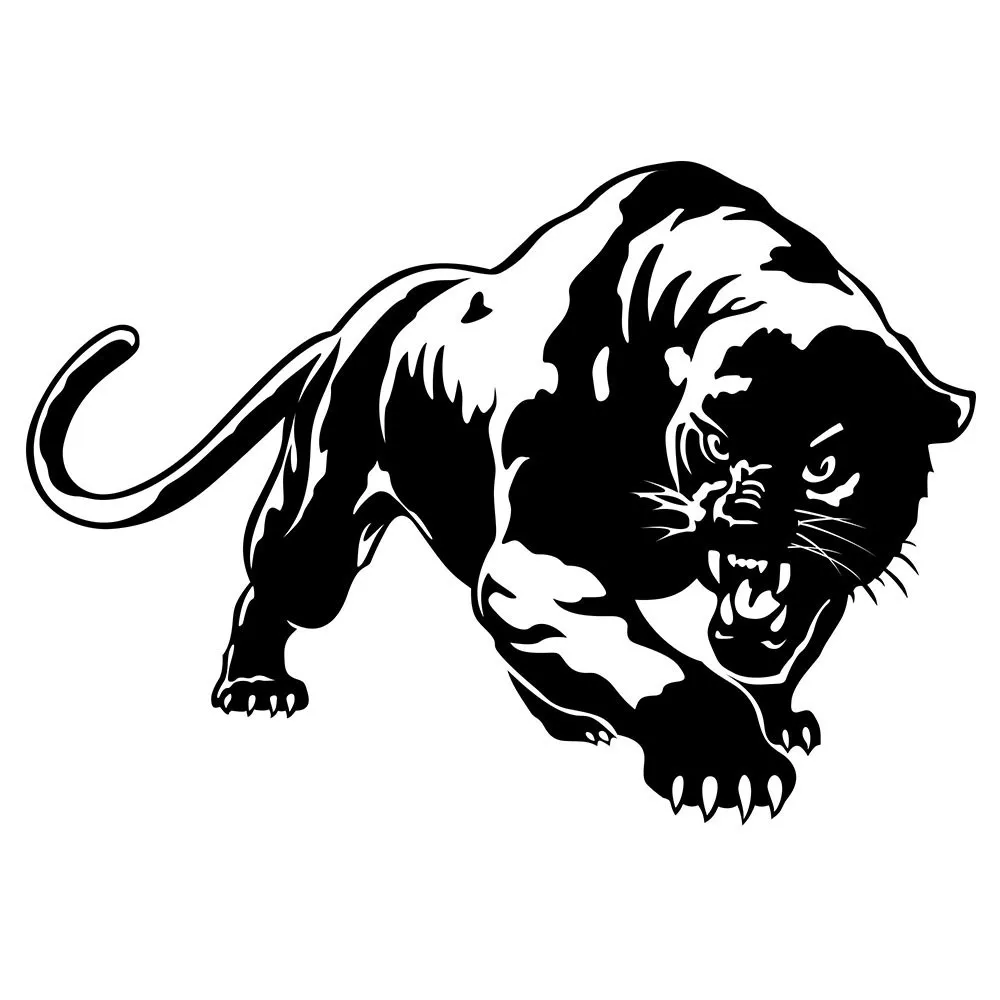 20x13 см огненная Дикая пантера охотничий автомобиль тела наклейки на мотоцикл