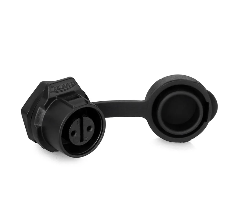 

M12 2Pin Plastic Waterproof Connector for LED Display Screen IP67 Connectors 5A Power Male Plug Female Socket Adapter