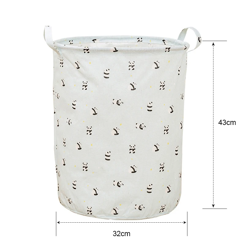 

Waterproof Clothing Laundry Basket Bag Folding Laundry Baske Clothes Storage Bag Children Toy Storage Bucket Foldable