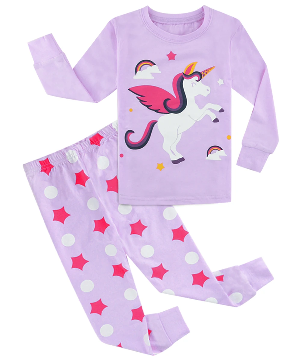 Пижама для мальчиков 7-12 лет в стиле аниме капитан америка - Цвет: Unicorn