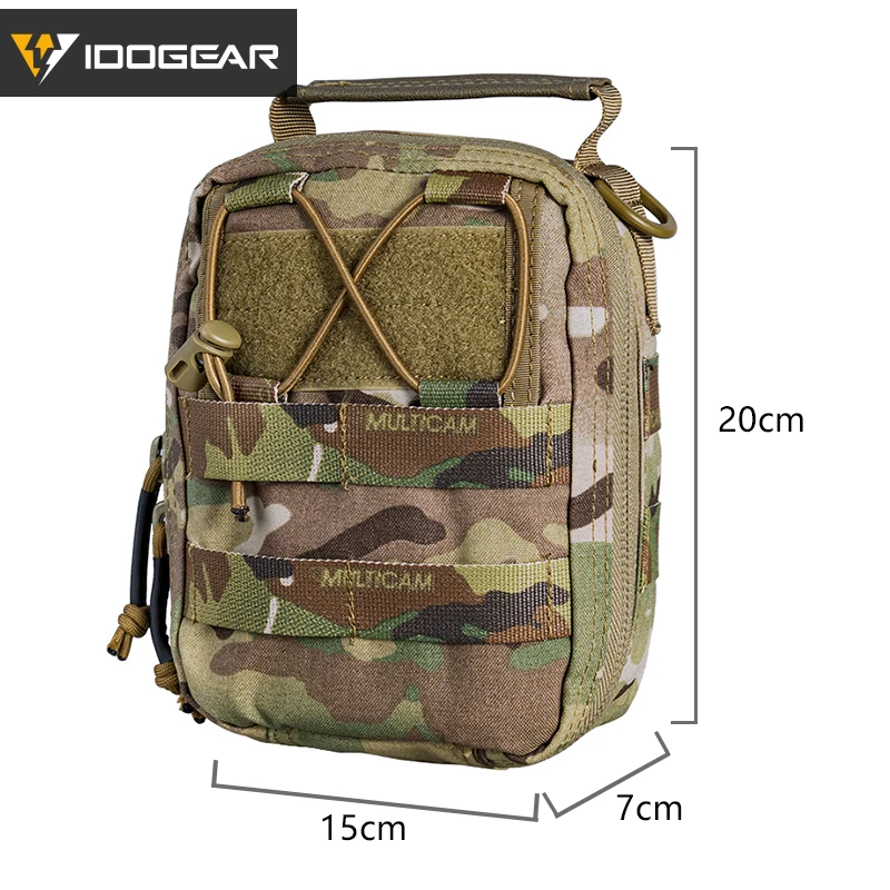 IDOGEAR Tactical First Aid Kits Medical Bag Emergency Outdoor Airsoft Army Hunting MOLLE Pouch 3523 |