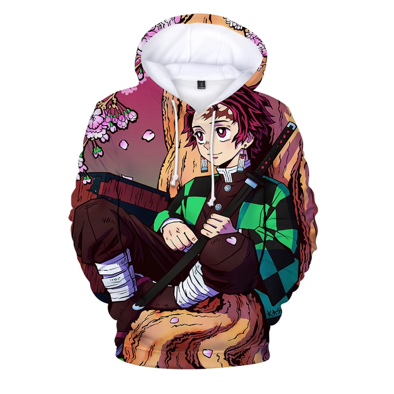 

New Hoodie Demon Slayer 3d Print Men Hoodies Autumn Winter Fashion Swearshirt Harajuku Oversized Hooded Demon Slayer Women