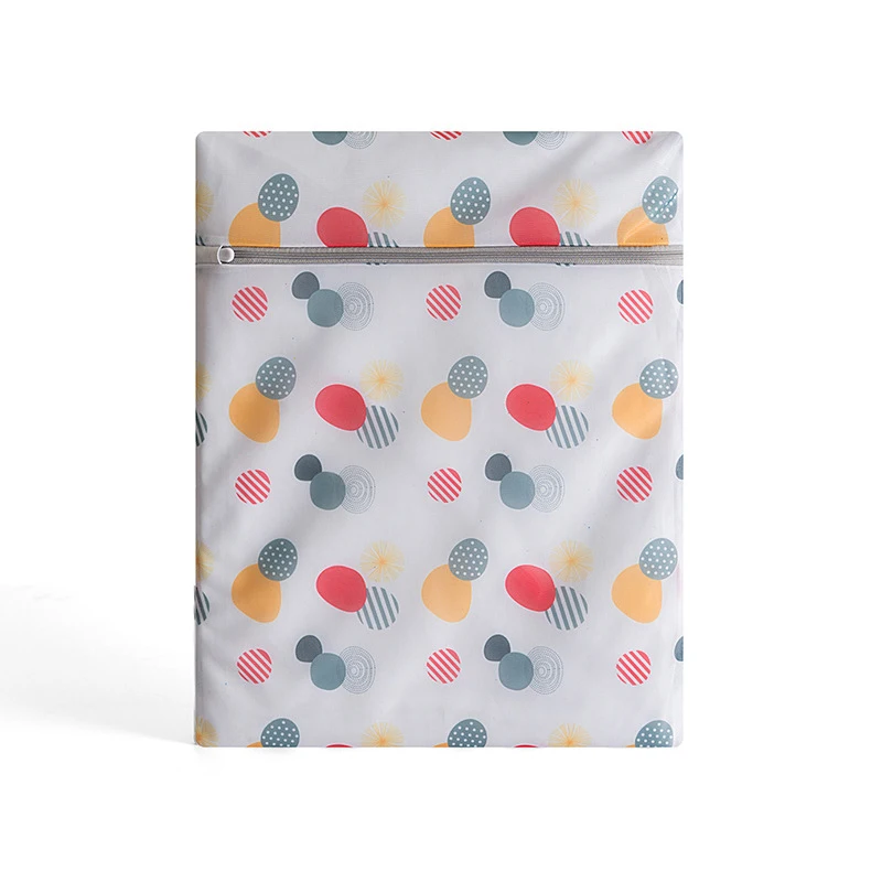 Сумка для стирки белья с плотным принтом защитой от обёртывания на молнии сумки