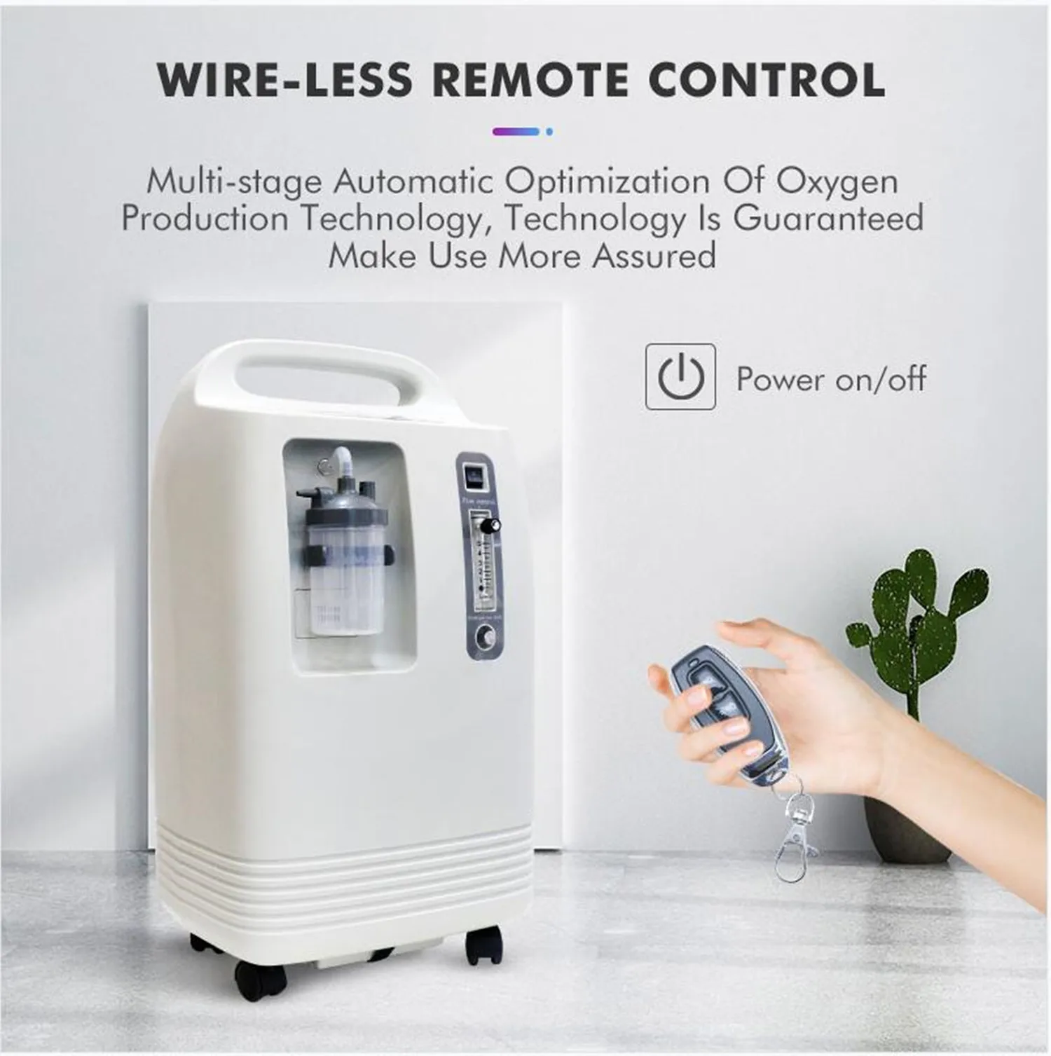

XGREEO COX-10S Medical Grade Oxygen Concentrator 93% High Purity 10 Liters Oxygen Generator Remote ControlOxygen Machine