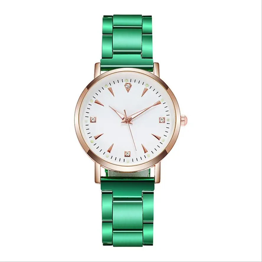 

Fashion Luminous Dial Women Luxury Rhinestone Stainless Steel Quartz Watches Ladies Watch Quartz Movement Relogio Feminino