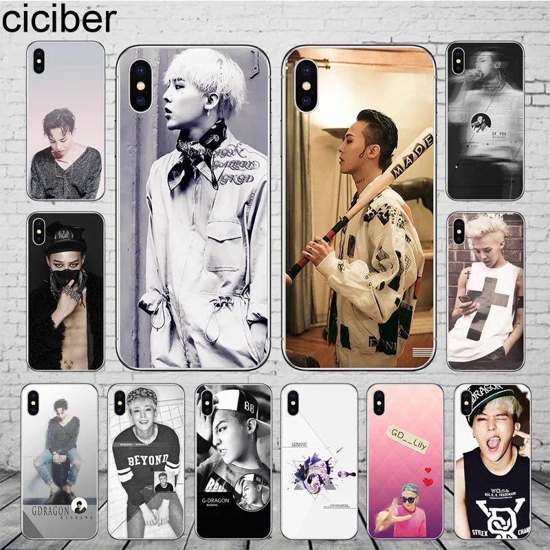 Телефонные чехлы ciciber GDRAGON BIGBANG для iPhone 11 Pro Max чехол XR 8 7 6 6S Plus X XS MAX мягкий из ТПУ |