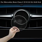 Для Mercedes Benz Class C E R CLS GL GLK GLA CLA X177 X156 W205 W212 W213 GLK200 260 защитный акриловый чехол с эмблемой переднего гриля