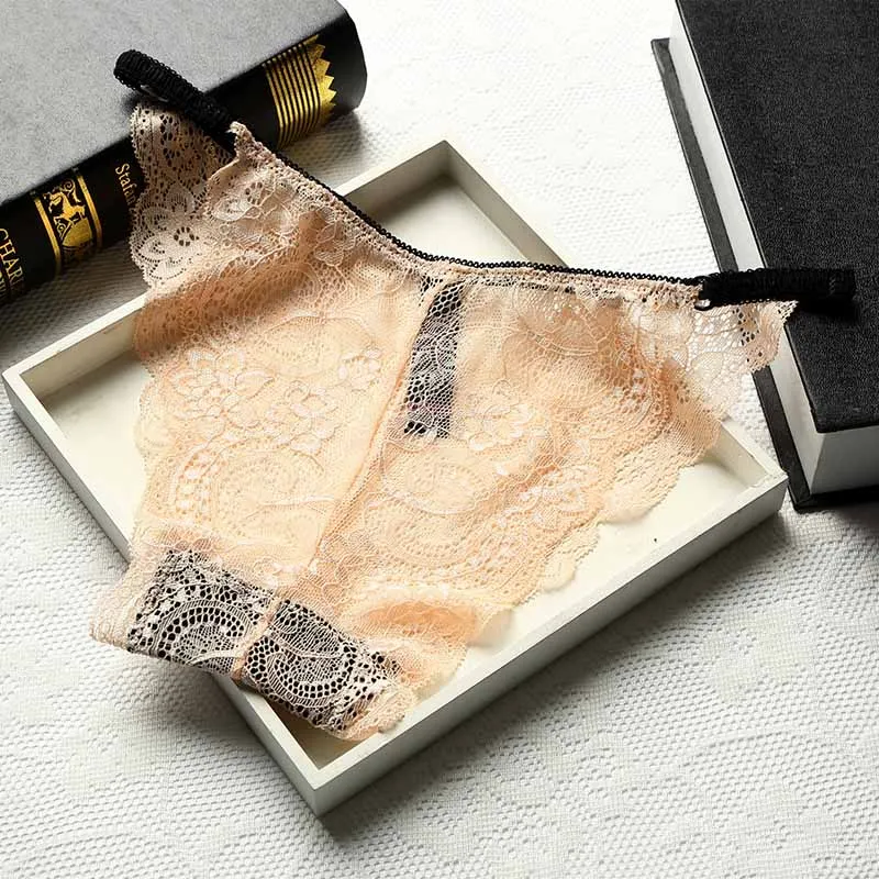 Женское сексуальное кружевное бесшовное нижнее белье кружевные трусики дамское