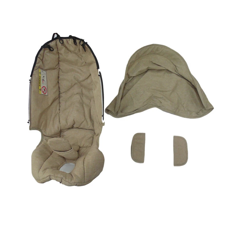 khaki change kits 4 в 1 Автомобильное сиденье аксессуары для коляски дождевик Москитная Сетка Набор для мойки для foofoo/doona автомобильное сиденье коляска дождевик - Цвет: khaki change kits