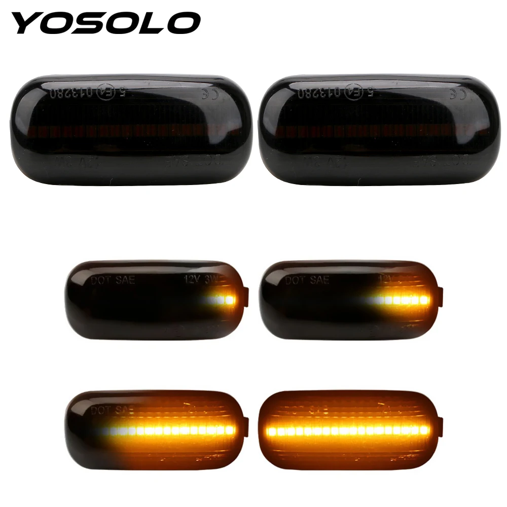YOSOLO A пара указателей поворота 18SMD светодиодный автомобильный динамический