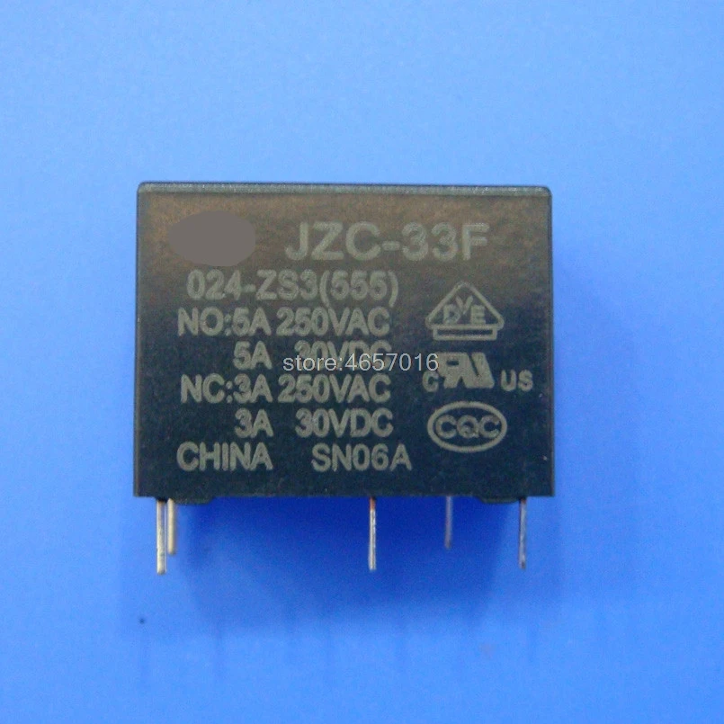 

Реле 10 шт./лот JZC-33F 024-ZS3 (555) 33F-1C-24V