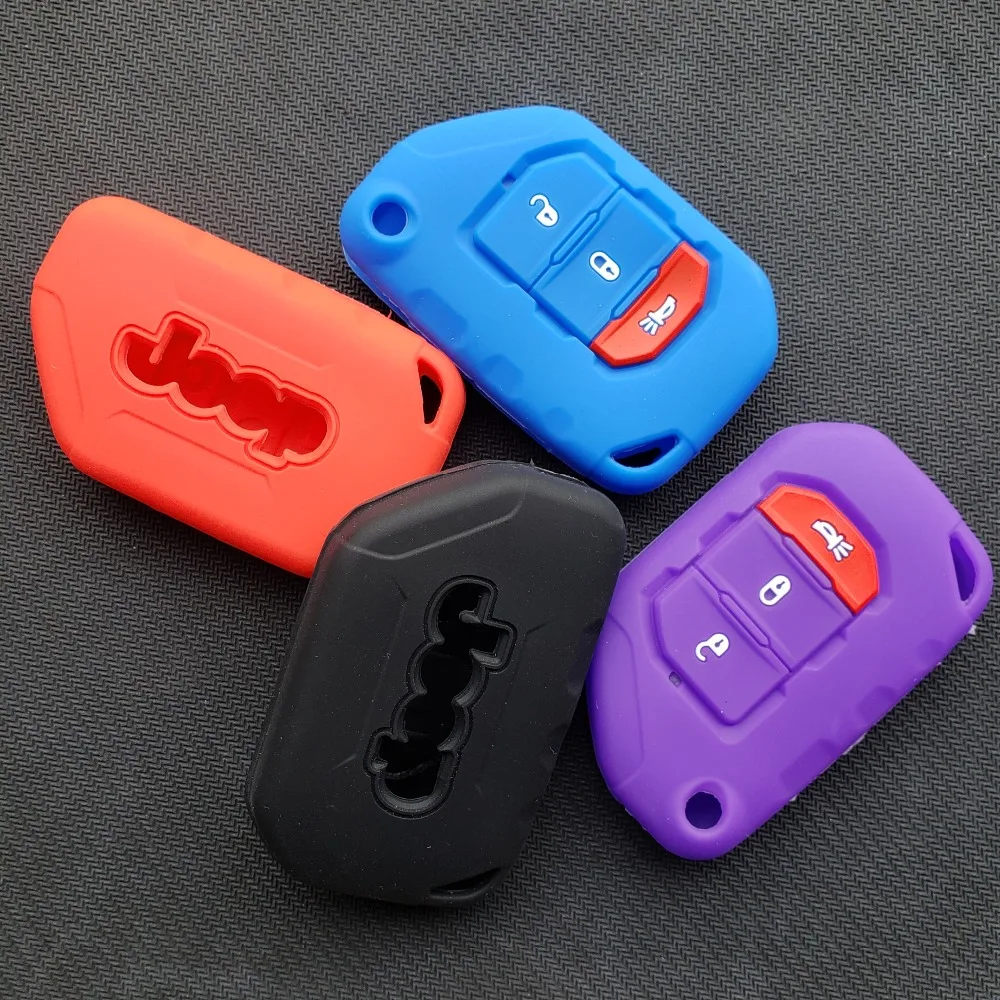 Ключ чехол брелока Дистанционного Управления Кепки принципиально для Jeep Wrangler JL